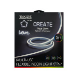 TR-34N Flexibilis NEON LED szalag - fehér 1,8m  USB-re Trixline