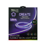 TR-33N Flexibilis NEON LED szalag - lila 1,8m USB-vel Trixline