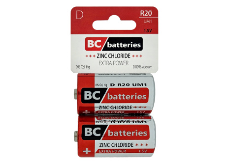 BC D-R20 UM1 Extra power féltartós 1.5V / 2db-os BLISZTER